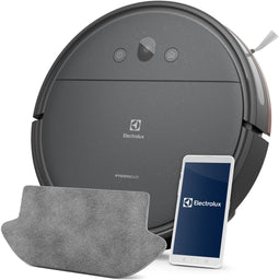 Electrolux ER61UW1DG - Robotstofzuiger - Zakloos 0,22 l Wifi Dweilfunctie - Zwart