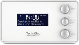 TechniSat DIGITRADIO 50 SE - Wekker - DAB+ FM Radio - Wit