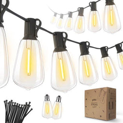 Partizzle Edison Lichtsnoer - 15m LED Lichtslinger - 25 Lampjes Waterdicht