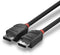 Lindy 36490 - DisplayPort-kabel - 4K 4096x2160@60Hz - Zwart (0.50 m)