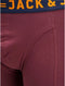 Jack & Jones Jaclichfield - Heren Onderbroek - 3-Pack - Burgundy (3 stuks)