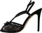 GUESS Adalet - Dames Pump - Peeptoe met strik en glitters - Zwart - Maat 36