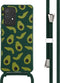 iMoshion Hoesje Geschikt voor Samsung Galaxy A53 Hoesje Met Koord - iMoshion Siliconen design hoesje met koord - Groen / Avocado Green