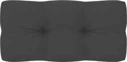vidaXL - Palletkussen - 80x40x12 - cm - stof - antracietkleurig