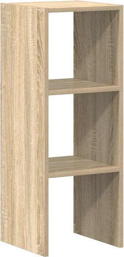 vidaXL - Boekenkast - stapelbaar - 30x30x80 - cm - bewerkt - hout - sonoma - eiken