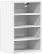 vidaXL - Hangkast - Riga - 40x29,5x60 - cm - bewerkt - hout - wit