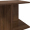 vidaXL - Nachtkastje - 46,5x29x61 - cm - bewerkt - hout - bruin - eikenkleur