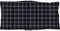 vidaXL - Stoelkussens - 2 - st - lage - rug - ruitpatroon - oxford - stof - zwart
