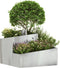 vidaXL - Tuinpot - 60x60x50 - cm - Gegalvaniseerd - Staal