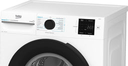 Beko BM3WFU3741X - Voorlader wasmachine - 7 kg 1400 RPM - Wit