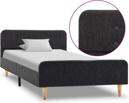 vidaXL-Bedframe-jute-donkergrijs-90x200-cm
