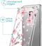 iMoshion Hoesje Geschikt voor Samsung Galaxy S9 Hoesje Met Koord - iMoshion Design Hoesje met Koord - Roze / Transparant / Blossom Watercolor