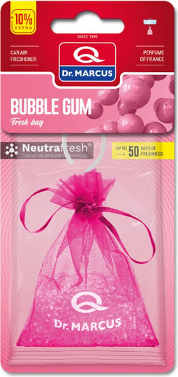 Dr. Marcus Bubble Gum Fresh bag luchtverfrisser met neutrafresh technologie - Geurhanger - Tot 50 dagen geurverspreiding - 20 Gram