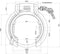 AXA Imenso X‑Large Frameslot – ART 2 fietsslot – Extra brede opening – Met plug‑in mogelijkheid – Gehard staal – Multi‑bevestiging – Beveiligingsnivea