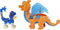PAW Patrol Rescue Knights - Chase en Draak Draco - Actiefigurenset