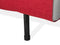 FARRIS - Slaapbank 1-zit - Rood - Polyester
