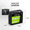 Green Cell LFPGC12V20AH, Lithium-ijzerfosfaat (LiFePo4), 12,8 V, Zwart, Groen, 20 Ah, 256 Wh, 10 jaar