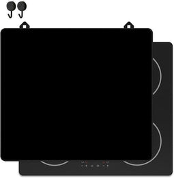 Pancook Inductie Beschermer - Afdekplaat Kookplaat - Antislip - Zwart - 60x52 cm