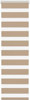 vidaXL - Zebrajaloezie - 40x100 - cm - stofbreedte - 35,9 - cm - polyester - zandbruin