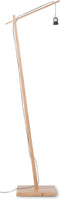 GOOD&MOJO Vloerlamp Ibiza - Bamboe/Zwart - 83x65x176cm - - Staande lampen voor Woonkamer - Slaapkamer