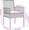 vidaXL - Ligbedden - 2 - stuks - met - Kussens - Lichtgrijs - Poly - Rattan