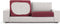 Bankbedekking Eysa JAZ Bordeaux 85 x 15 x 60 cm