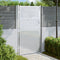 vidaXL - Tuinpoort - 100x200 - cm - roestvrij - staal
