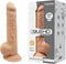 Silexd – Zeer Realistische Zuignap Dildo met Zachte Mantel en Harde Kern voor Levensechte Ervaring – 24.3 cm – beigeig