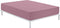Verstelbaar onderlaken Alexandra House Living Magenta 150 x 190/200 cm