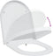 vidaXL - Snelle - Aflaat - Toiletzitting - met - Zachte - Sluiting - in - Duroplast - Wit