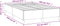 vidaXL - Bedframe - zonder - matras - 120x190 - cm - kunstleer - cappuccinokleurig