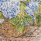 Thea Gouverneur - Borduurpakket met telpatroon - 2046 - Voorgesorteerde DMC Garens - Blauwe Hortensia - Linnen - 44 cm x 39 cm - DIY Kit