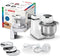 Bosch MUMS2EW01 - Keukenmachine - 700W 3,8l RVS mengkom 3D PlanetaryMixing - Wit