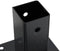 vidaXL - Spokkels - vierkant - 12 - st - 61x61 - mm - gepoedercoat - staal - antraciet