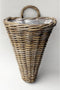 Wandhanger Rotan Grijs 35X30H42CM