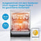 Midea SU 7.35X14BS - Vaatwasser 60 cm - 14 couverts - Hygiënische verzorging - Fluisteren en glas