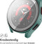 imoshion Screenprotector - Geschikt voor Samsung Galaxy Watch 6 44mm - Full Cover Hard Case / Beschermend Hoesje - Donkergroen