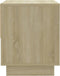 vidaXL - Nachtkastje - 45x34x44 - cm - bewerkt - hout - sonoma - eikenkleurig