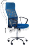 DESIGN - Bureaustoel - Blauw - Mesh