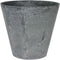 Ter Steege Bloempot - zwart - natuursteen look - D32 x H29 cm - Artstone - bloempot