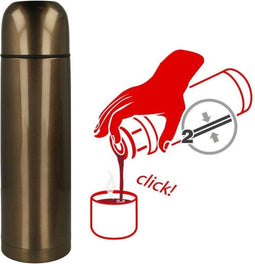 Metaltex Thermosfles 500 ml Metallic Brown