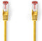 Nedis CAT6-kabel - RJ45 Male - RJ45 Male - S/FTP - 0.15 m - Rond - LSZH - Geel - Polybag