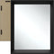 tectake® Elina - Wandspiegel - Rechthoekig kunststofframe - 40,6 x 50,8 cm