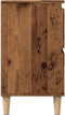 vidaXL - Wastafelkast - 80x33x60 - cm - bewerkt - hout - oud - houtkleurig