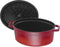 Staub Braadpan Ovaal Cocotte Kers - ø 31 cm / 5.5 liter