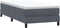 vidaXL - Boxspring - zonder - matras - fluweel - donkergrijs - 90x210 - cm