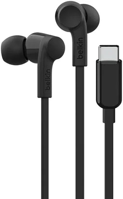 Belkin SoundForm - Bedrade In-ear oordopjes - Passief noise-cancelling - Zwart