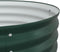 vidaXL - Tuin - Verhoogd - Bed - Groen - Gegalvaniseerd - staal - 160 - x - 80 - x - 81 - cm