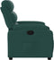 Fauteuil verstelbaar stof donkergroen