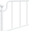 vidaXL - Bedframe - met - hoofdbord - zonder - matras - metaal - wit - 75x190 - cm